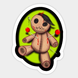Voodoo doll Sticker